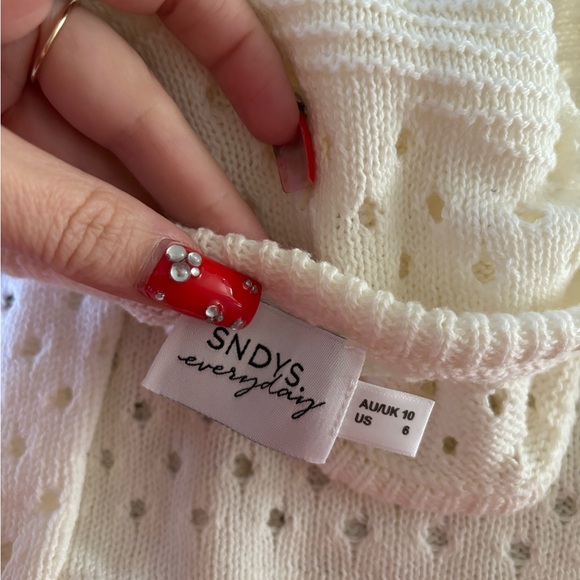 SNDYS coverup knit skirt - Picture 2 of 3